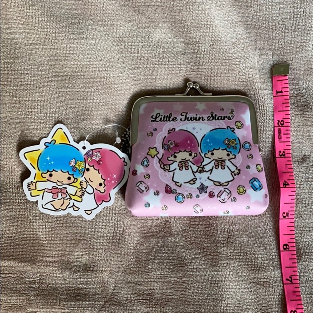 Little Twin Stars kiss lock coin purse